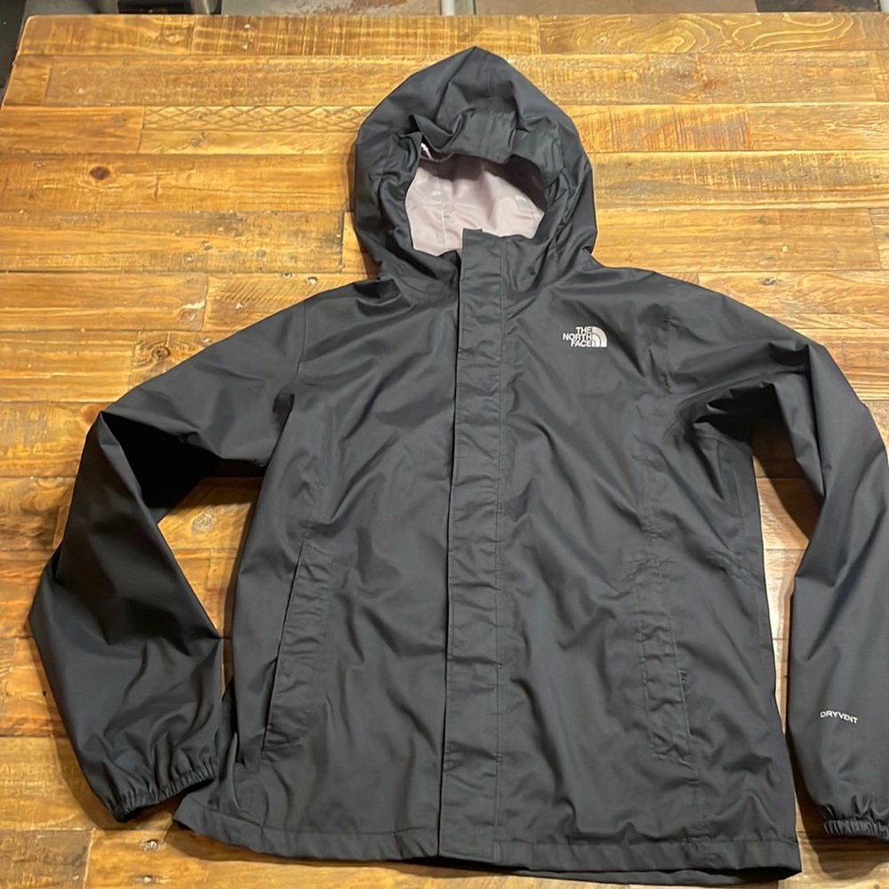 The North Face rain jacket